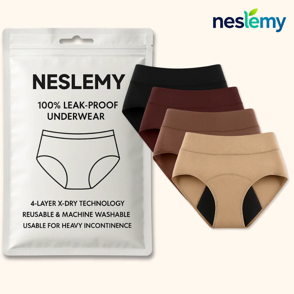 Thanksgiving Sale 70% OFF Ends Today！|NESLEMY™ LBMLBM™  100% Leak-Proof Underwear 4-pack